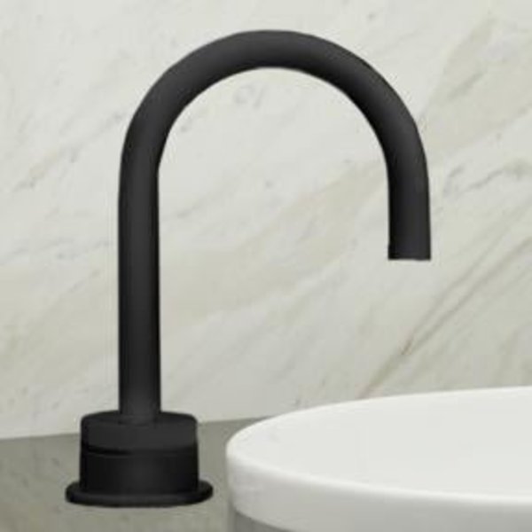 Macfaucets Hands Free Automatic Faucet for 1 Inch Vessel Sink in Matte Black FA400-1101MB